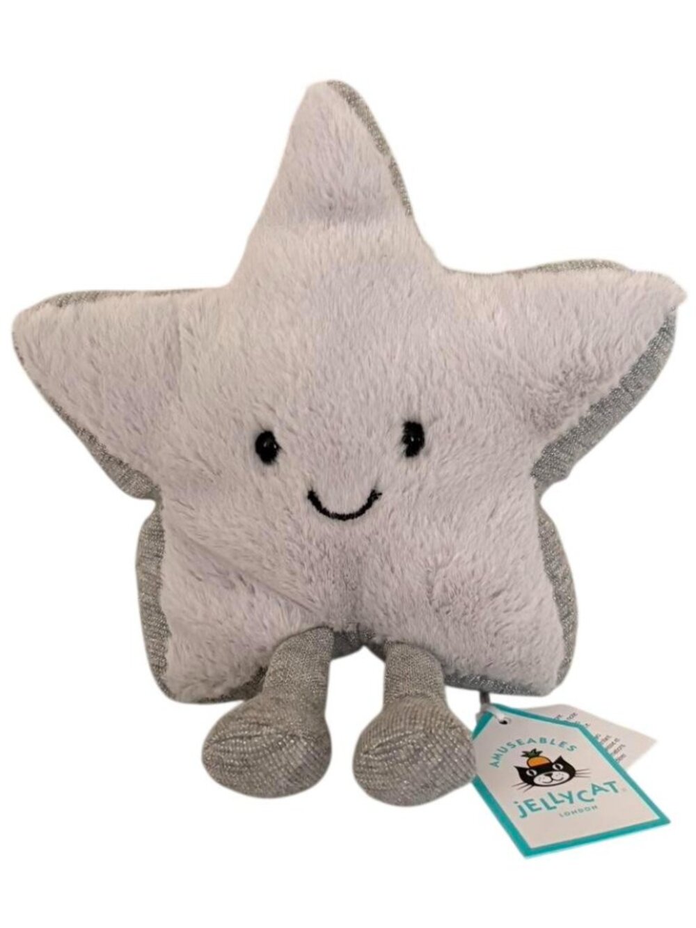 Jellycat Amuseable Silver Star NWT
